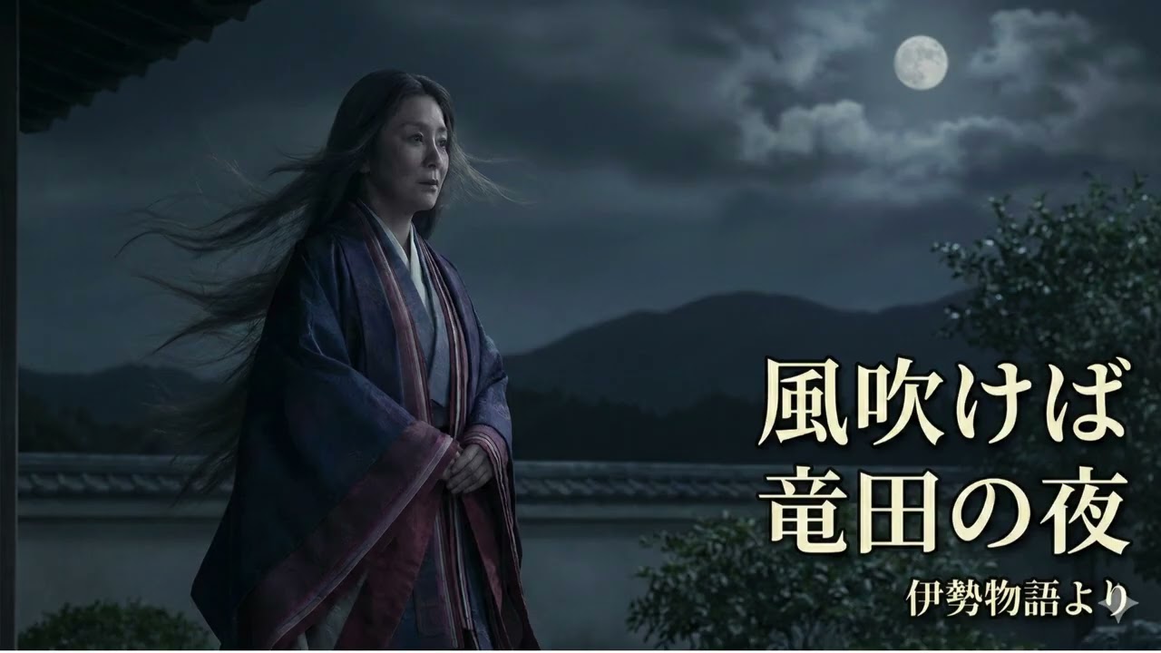 【平安の恋歌】風吹けば 竜田の夜｜待つ女の想いを唄う演歌