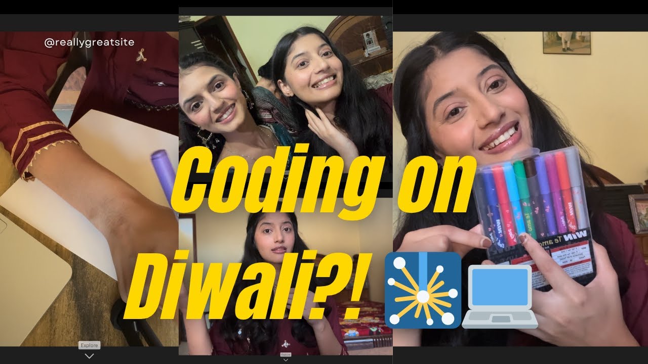 Diwali + DSA 🎇 Coding Even on Diwali?! | Productive Festival Day 💻✨