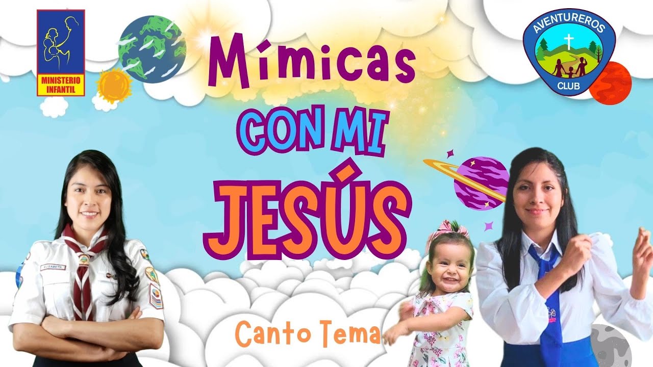 CON MI JESÚS | MÍMICAS CALEB KIDS 2025 | Miss Elizabeth Roca