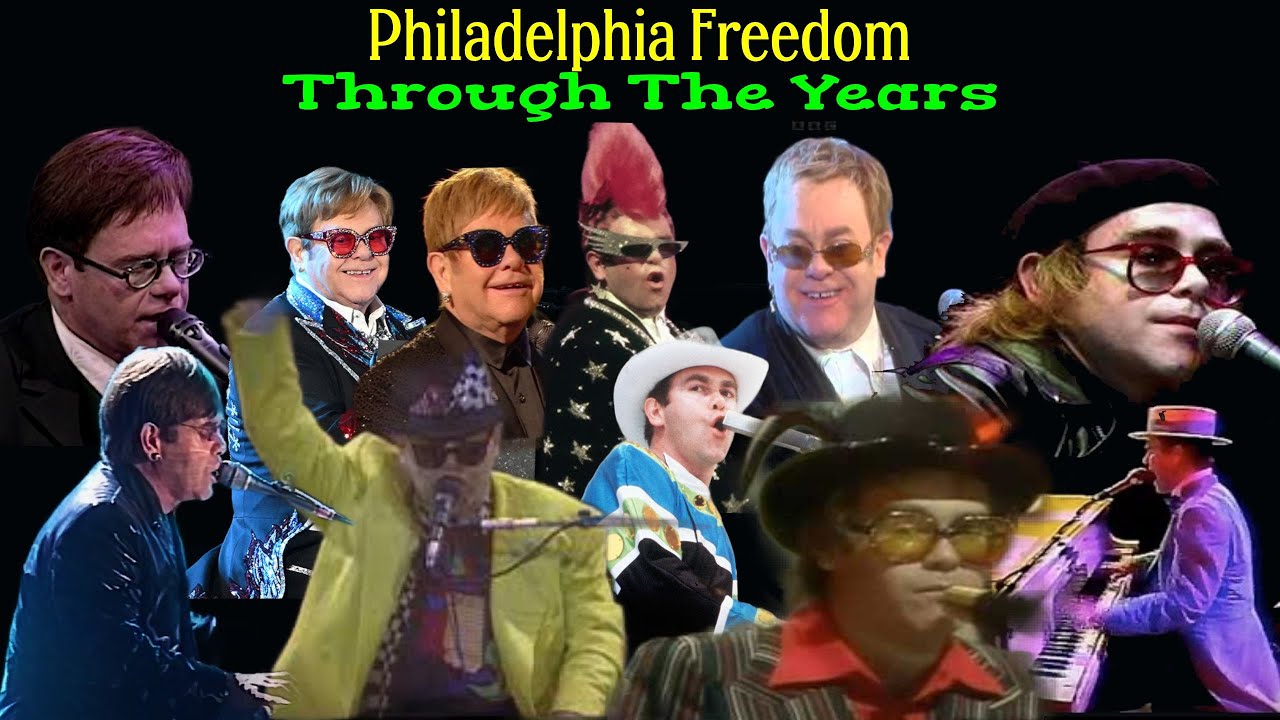 Elton John - Philadelphia Freedom - Through The Years 1975-2023