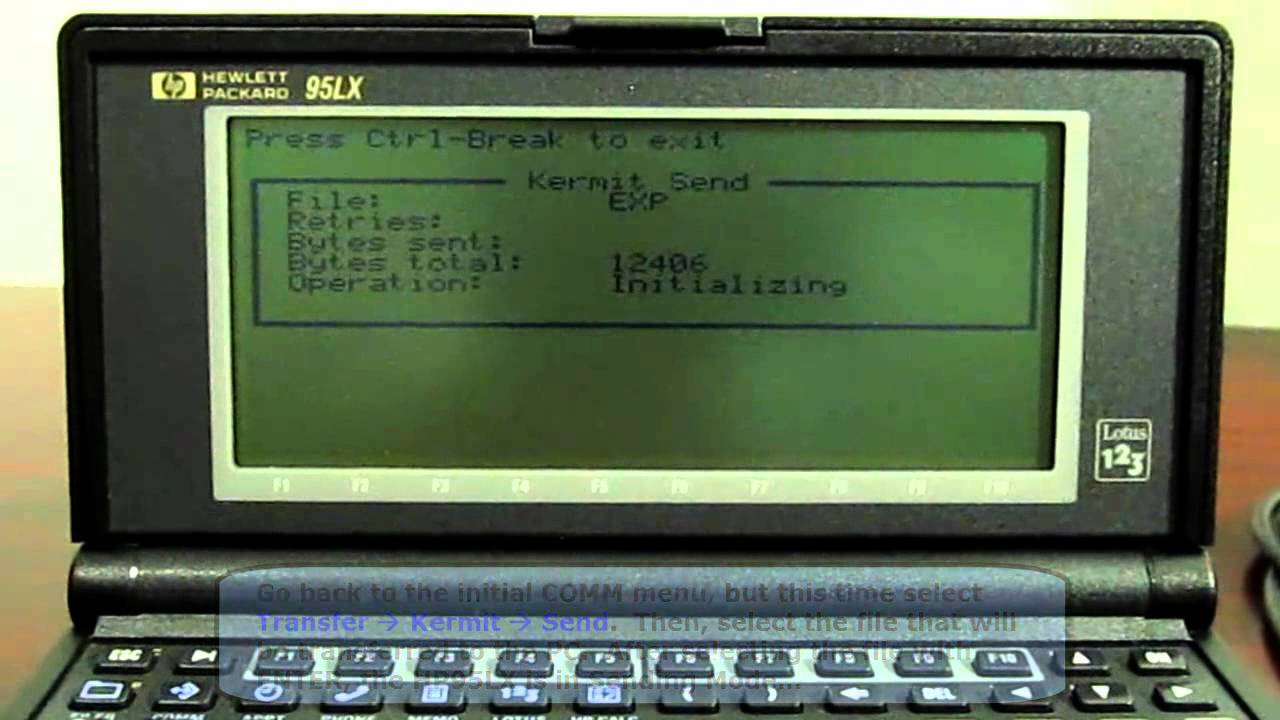 HP95LX and Hyper Terminal -- HP 95LX/HP48 USB Cable.