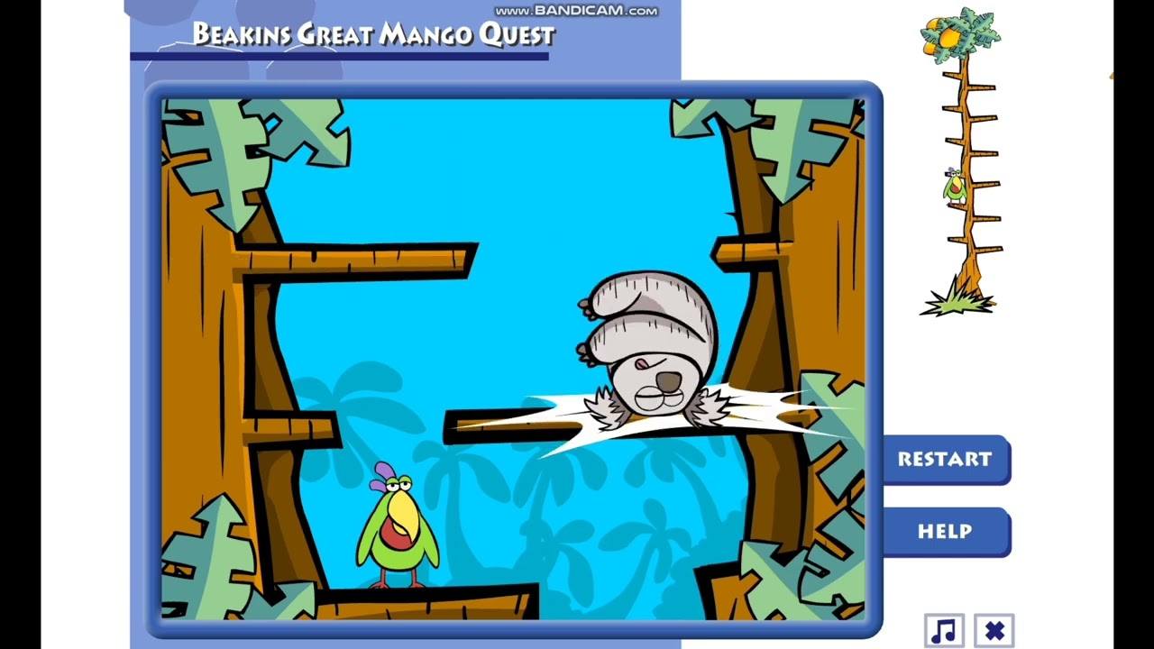 Many ways to die in Beakins' Great Mango Quest