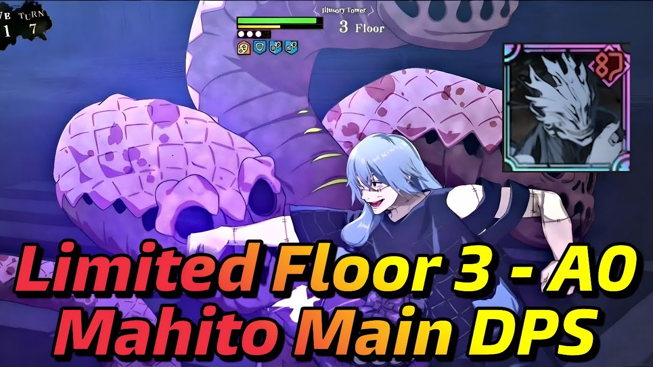 Limited Floor 3 (March) - A0 Mahito Solo Main DPS (102M+) Damage || JJK PHANTOM PARADE 