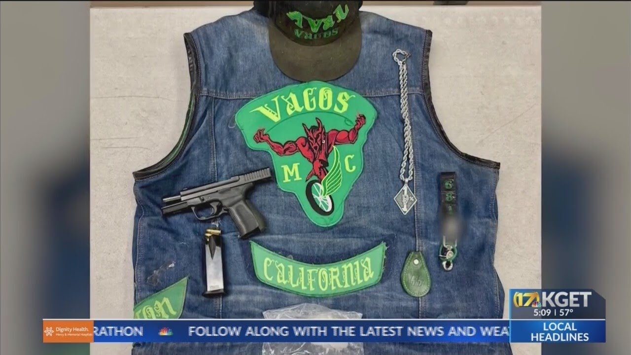 2 Vagos Outlaw motorcycle gang members arrested after search warrant leads to meth bust in Mojave