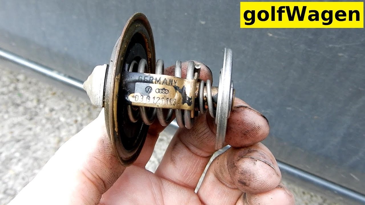 VW Golf 5 coolant thermostat replacement