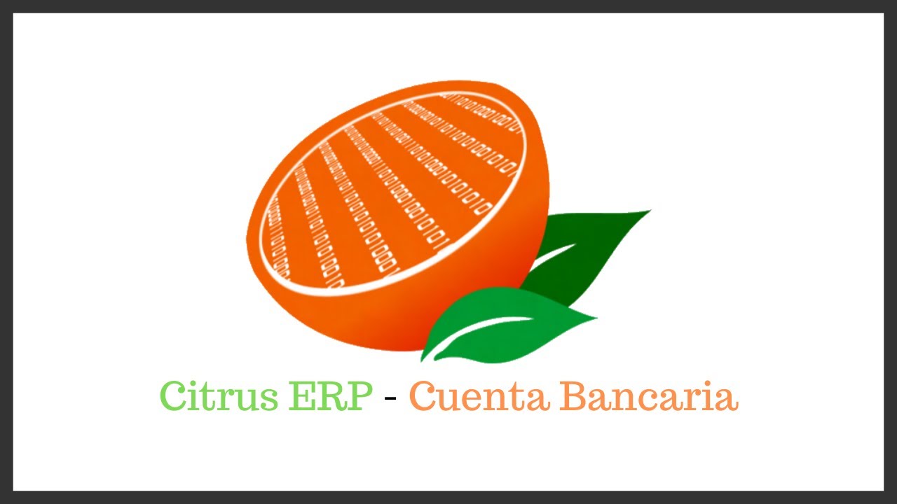 Citrus ERP - Banco - Cuenta Bancaria - Crear