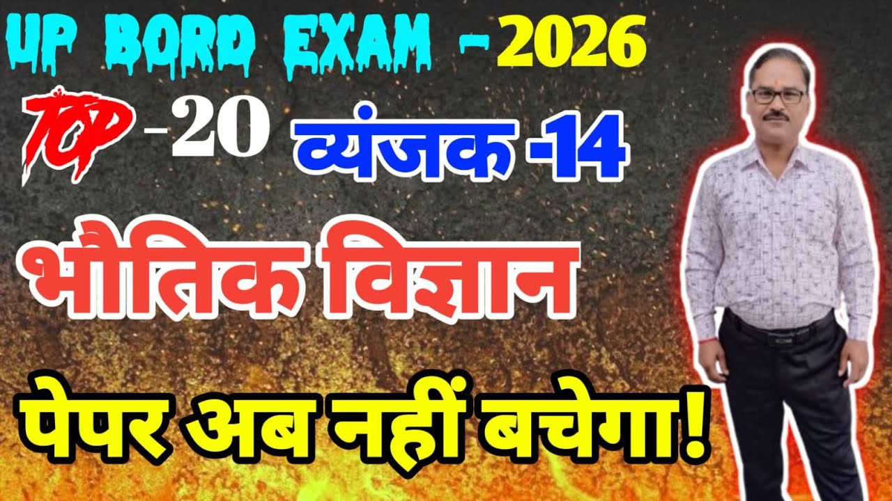 Most Important Derivation lClass12thlUp Board 2026l