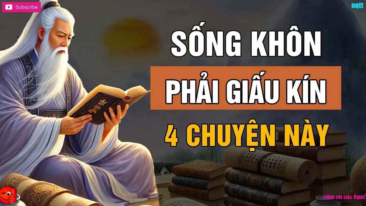 Sống Khôn Cần Phải Giấu Kín 4 Chuyện Này   Triết Lý Cuộc Sống   Lời Dạy Cổ Nhân