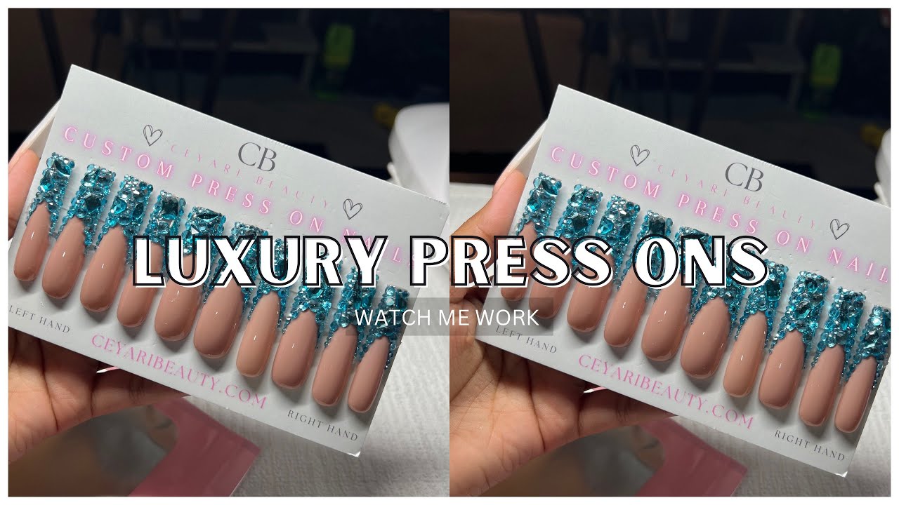 LUXURY PRESS ON NAILS 💕 | PRESS ON NAIL TUTORIAL