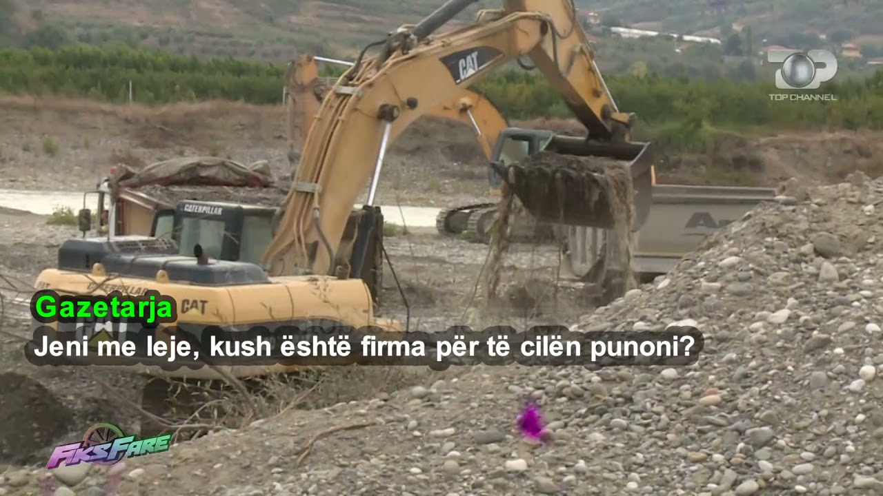 Fiks Fare/ Firma gërryen në mënyrë të paligjshme lumin Shkumbin