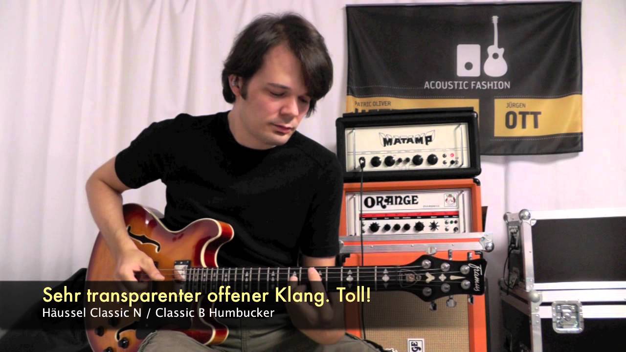 Framus Mayfield Custom - H&auml;ussel Classic Pickups