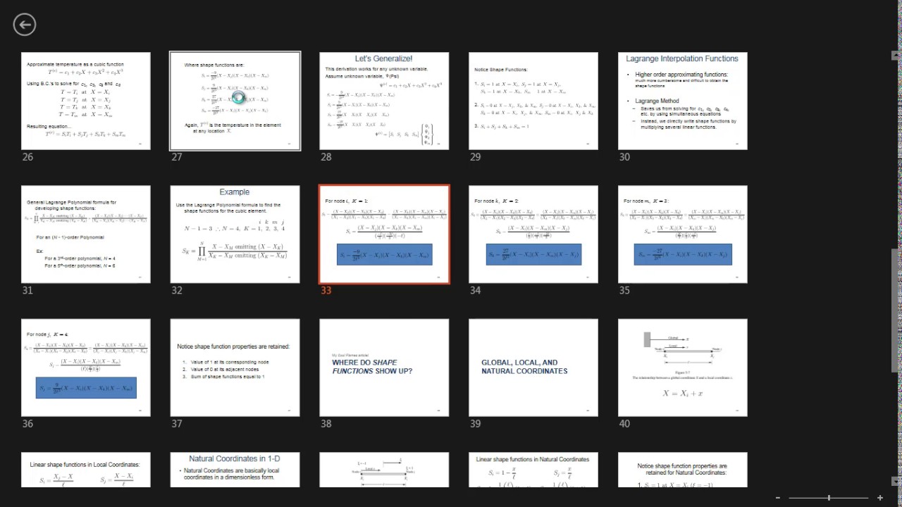 1-D Elements (2/4): Cubic Elements, Lagrange Method, and Use in Research