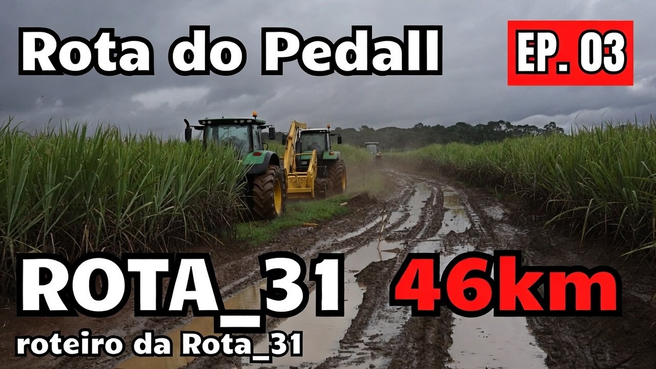 🚴‍♂️🔥 Rota_31 – Episódio 03 | Canavial em Colheita, Lama e Adrenalina!