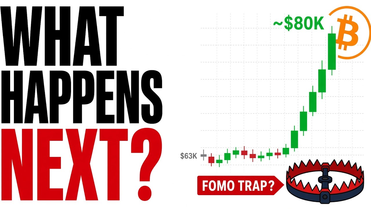 Why Bitcoin Exploded Toward $80K &mdash; What Happens Next