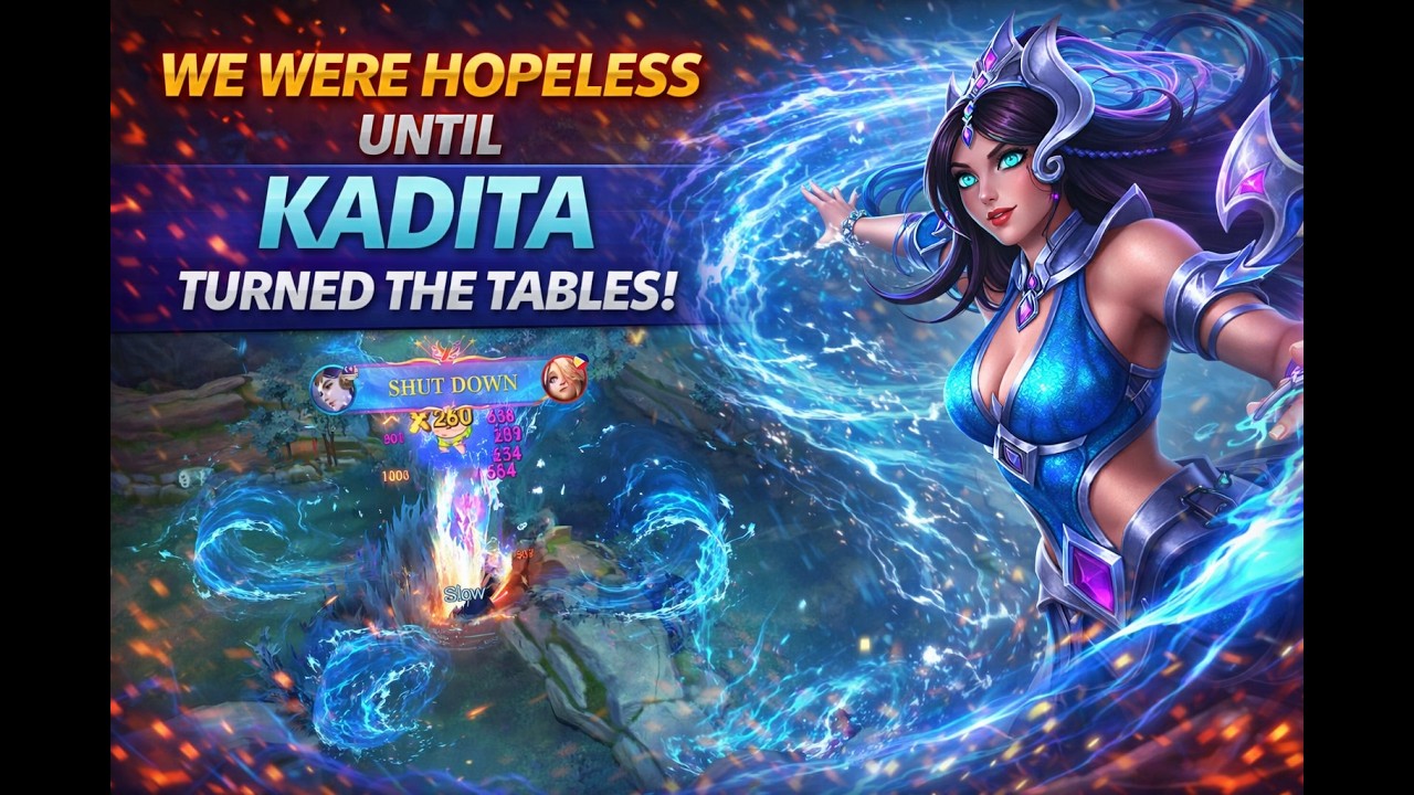 Hardest Match On India Server ⚔️ | Kadita MLBB Gameplay