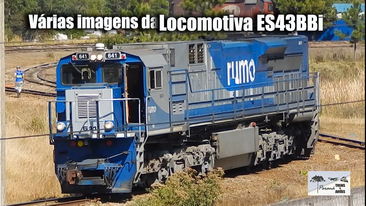 Locomotiva ES43BBi, a queridinha da Malha Sul em v&aacute;rias imagens!