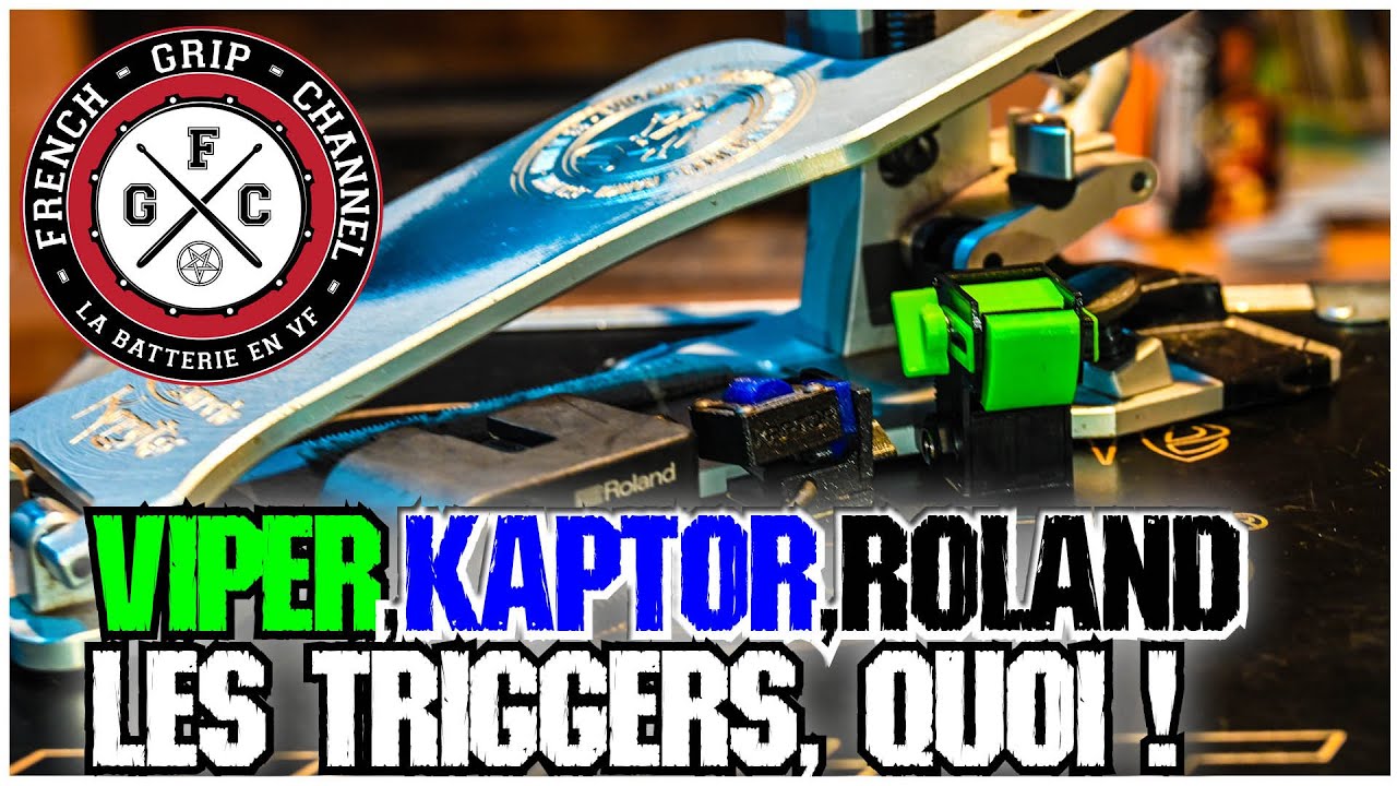 LES TRIGGERS - Petite explication ft VIPER & KAPTOR (et Roland) - (tuto drumtriggers en description)