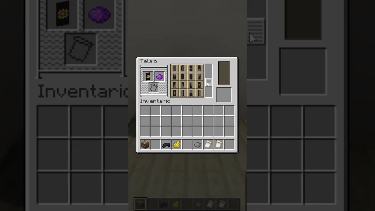 MINECRAFT ⛏ Come fare uno STENDARDO BELLISSIMO ⛰ (cool banner) - TUTORIAL #shorts