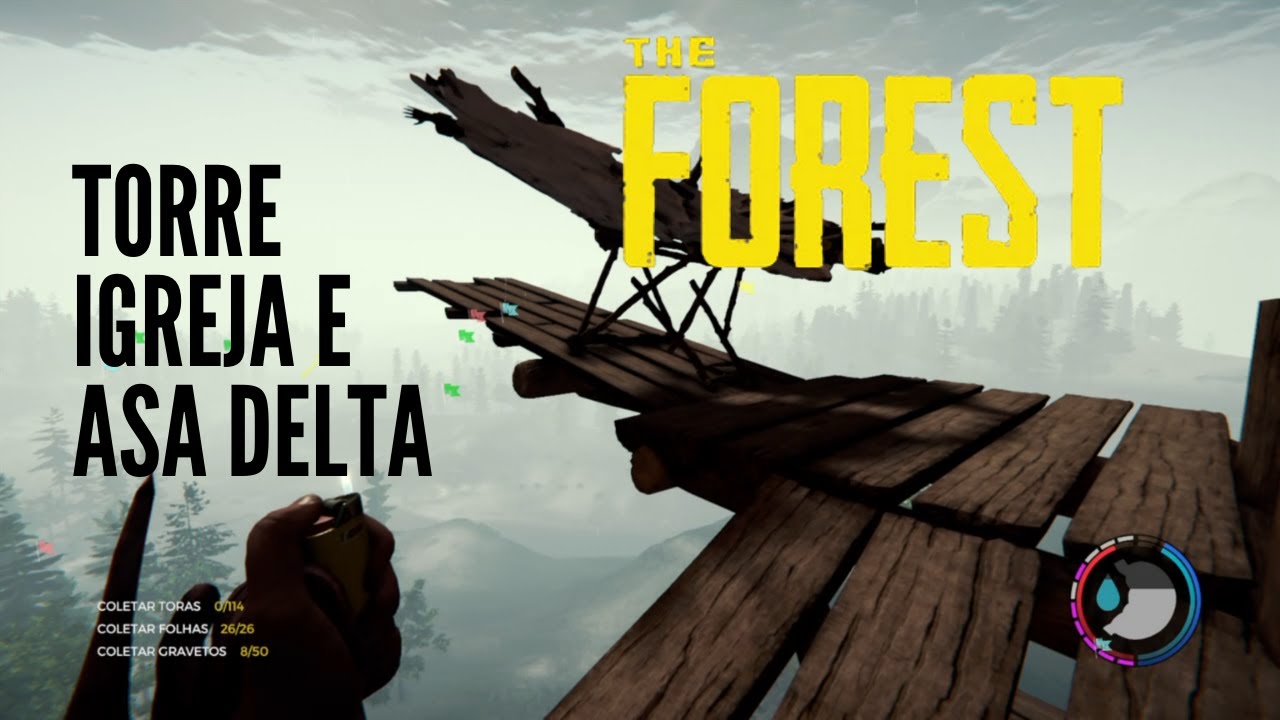 THE FOREST DICAS | VOC&Ecirc; PRECISA CONHECER A ASA DELTA!!! - Voe por todo o mapa!