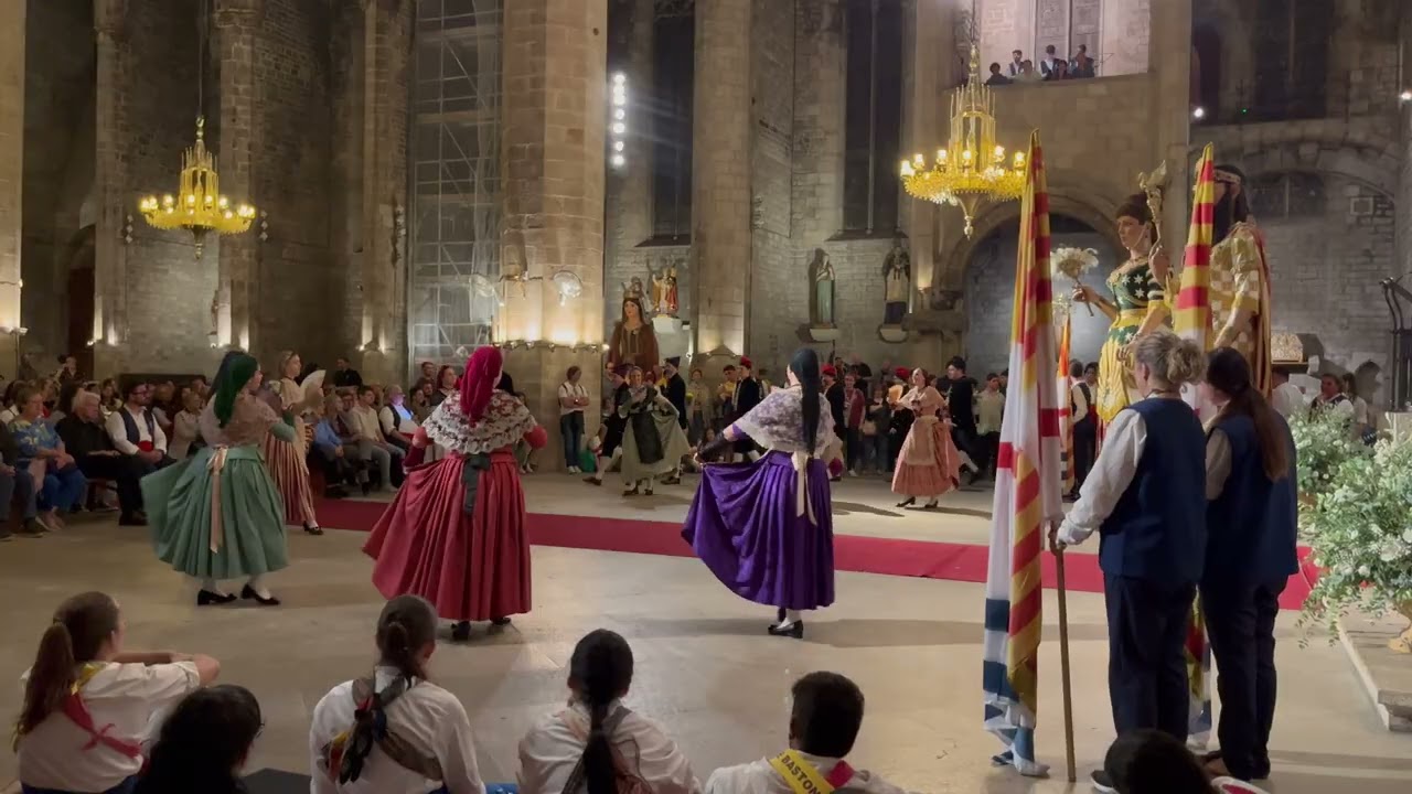 Ball del Vano i el Ram a La Ballada dels gegants de Santa Maria del Mar de Barcelona