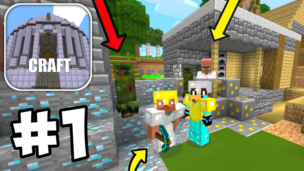 Minecraft Multiplayer Survival Series In 2025 | Mizna khan Multiplayer Survival Walkthrough Part 1
