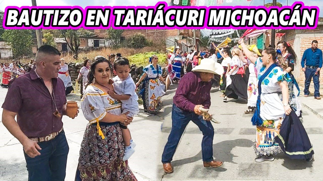 BAUTIZO TRADICIONAL en Tariácuri Michoacán México con TOPA Y JARRITOS / JUANE HALCÓN
