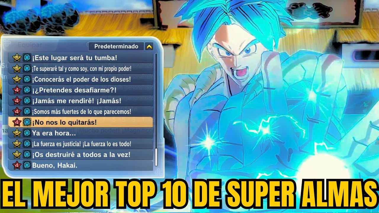 TOP 10 MEJORES SUPER ALMAS de Dragon Ball Xenoverse 2