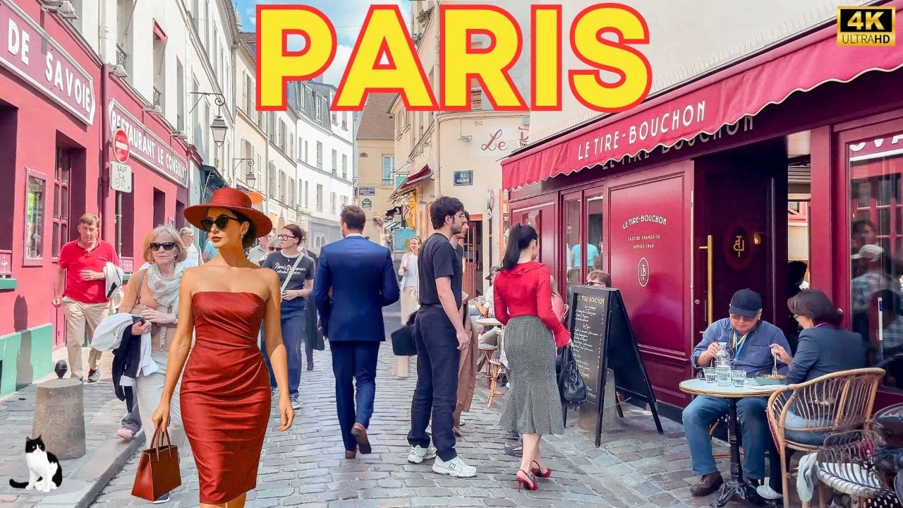 Paris, France 🇫🇷 -  4K PARIS 30 April 2025 👒 Opéra, Bd Haussmann, Montmartre, Paris Walk - Captions