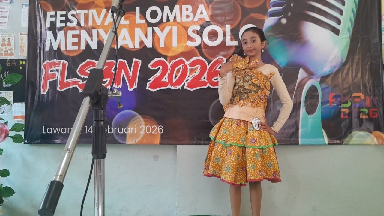Lagu Cinta Untuk Mama cover by Azza Shakeela, FLS3N tingkat kecamatan Lawang