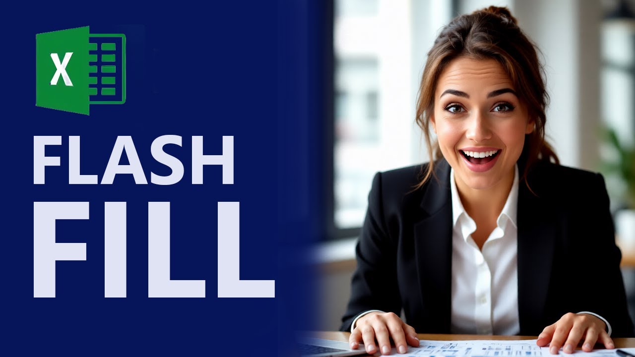 Excel Flash Fill, once you see this you’ll never type data again