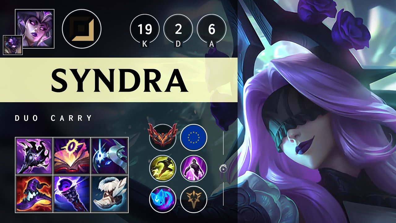 Syndra Carry vs Sivir - EUW Grandmaster Patch 25.07