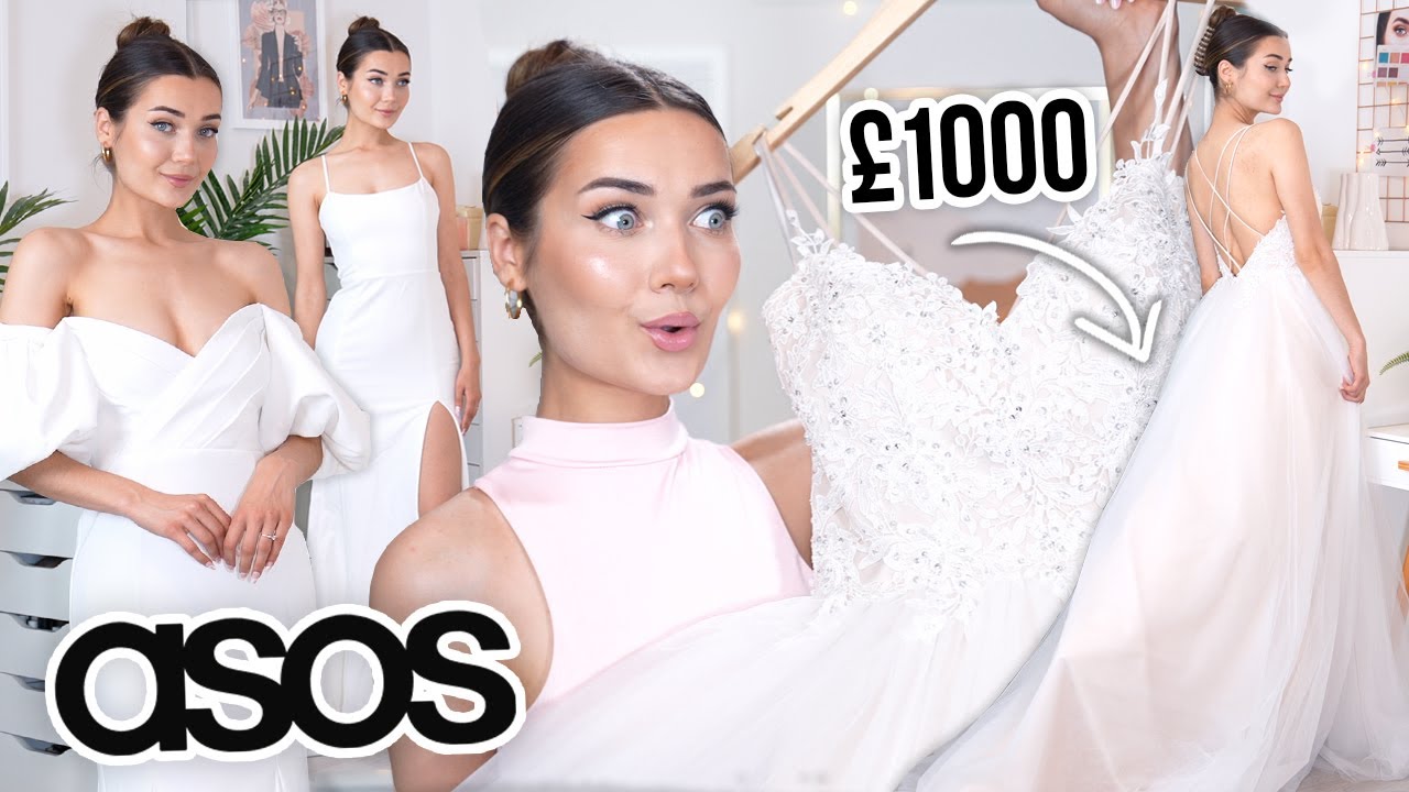 TRYING ON WEDDING DRESSES FROM ASOS! I SPENT £1000...