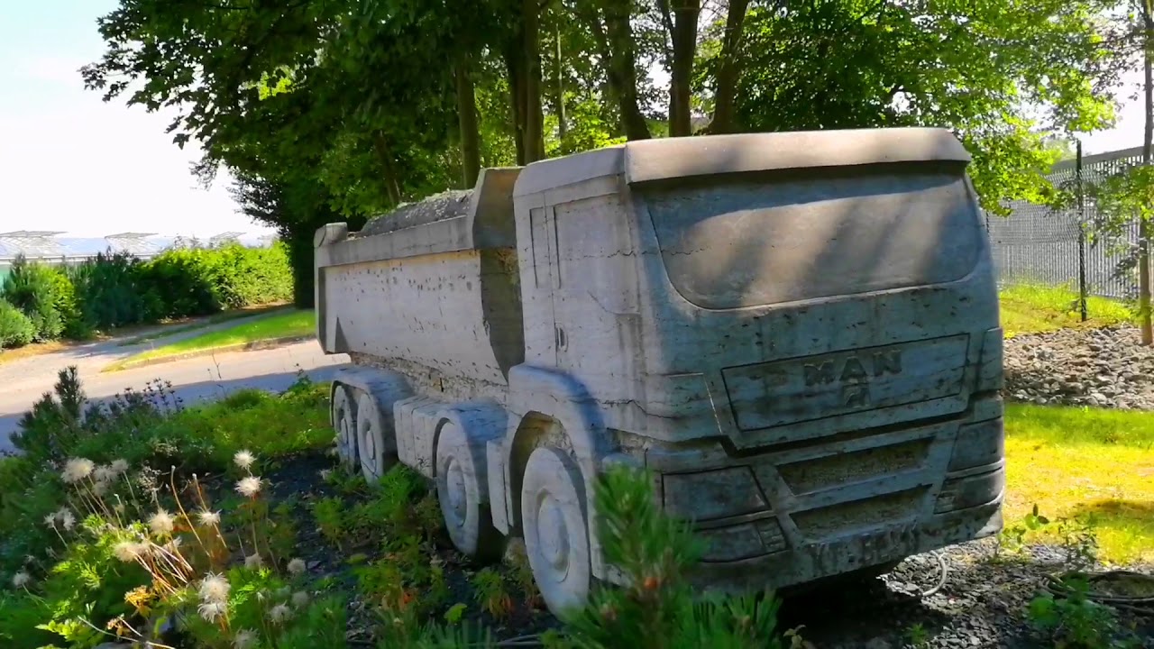 Modell LKW Steinkultur Bildhauerei E. Market Lindach in Gaibach N&auml;he Volkach