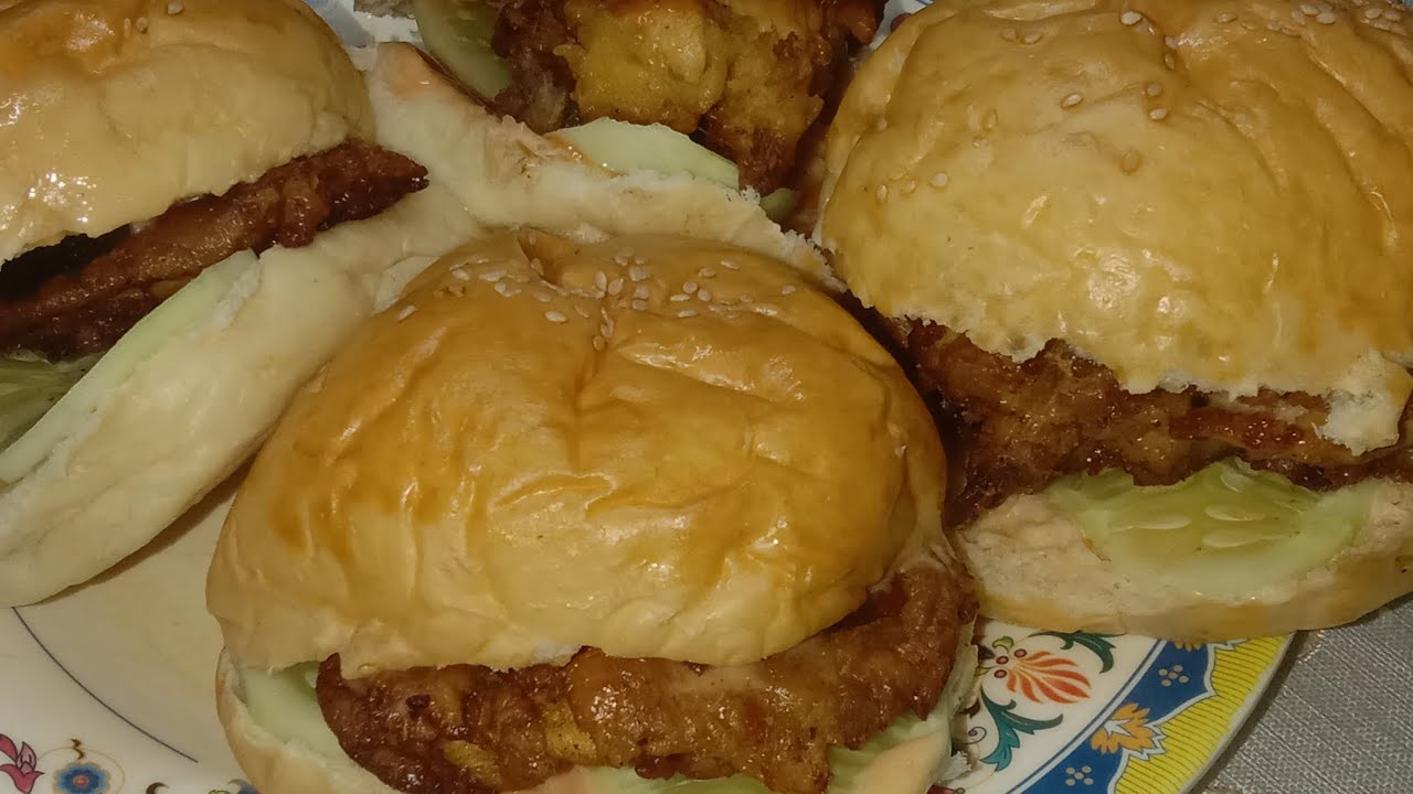সবচেয়ে মজাদার  ও কম ঝামেলায় বার্গার  রেসিপি। Burger  recipe.