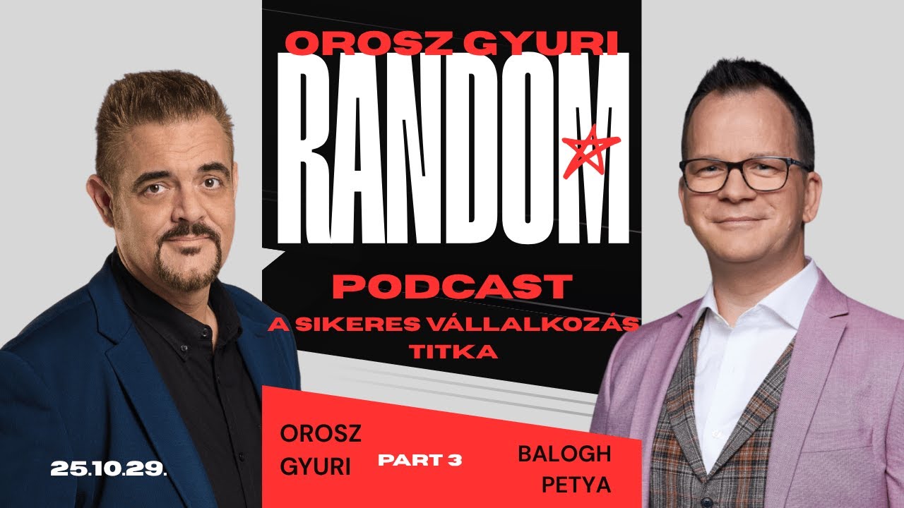 BALOGH PETYA - Orosz Gyuri RANDOM podcast - A SIKERES VÁLLALKOZÁS TITKA