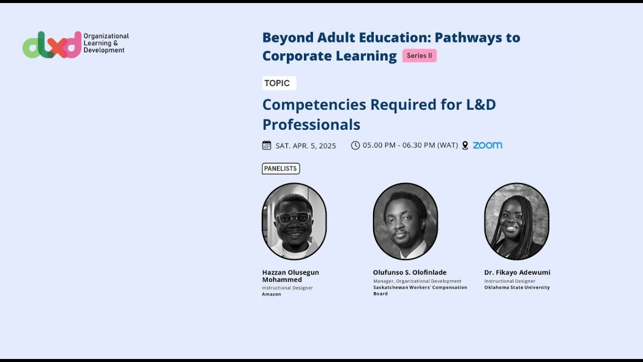 Competencies for L&D Professionals