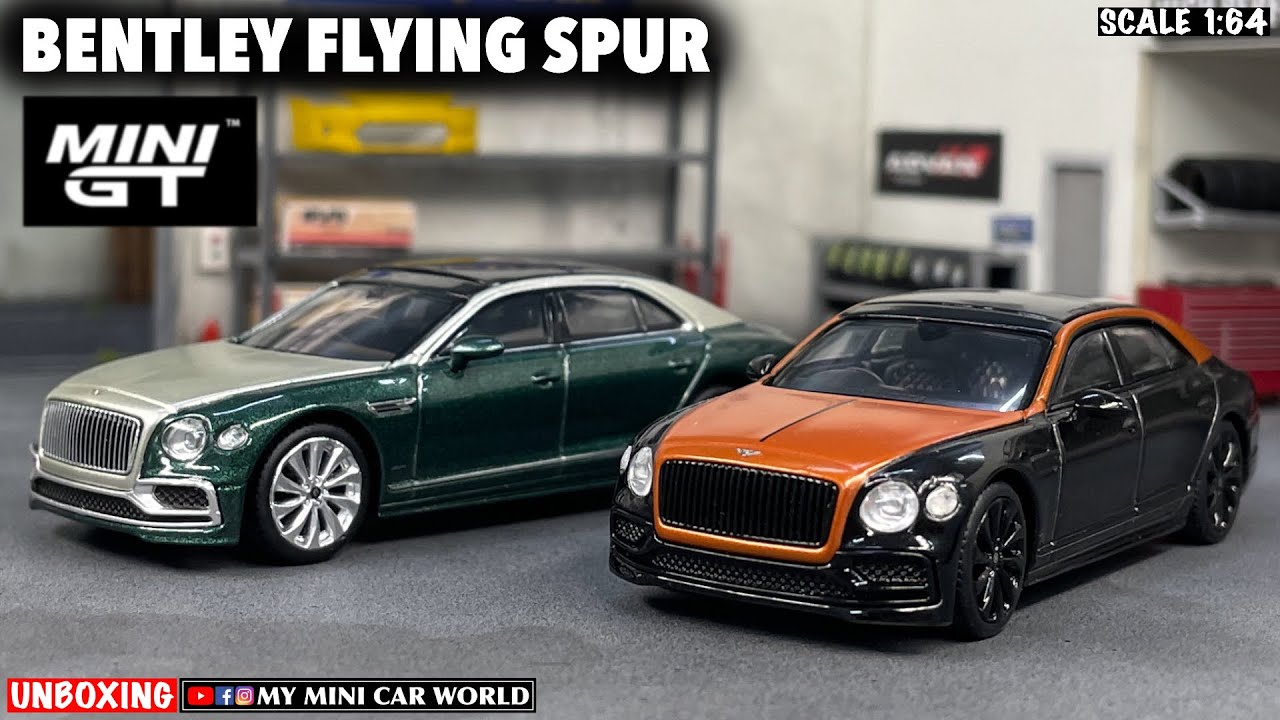 『МОЙ МИР МИНИ-МАШИН』РАСПАКОВКА MINI GT 1/64 BENTLEY FLYING SPUR
