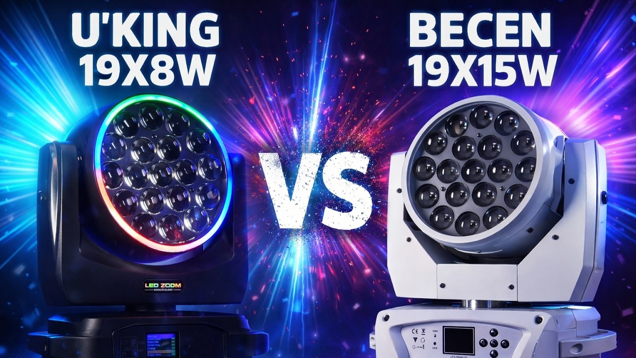 Uking ZQ02102 19x8w | Vs | Becen BC-M195W 19x15w Comparison Review