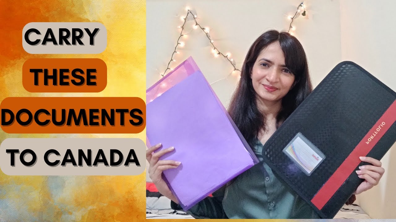 Documents to carry with you from India to Canada| Documents for Airport as an International student