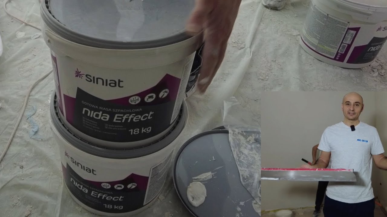 De ce să alegi gletul gata preparat Nida Effect pentru finisarea suprafețelor @SiniatRomania