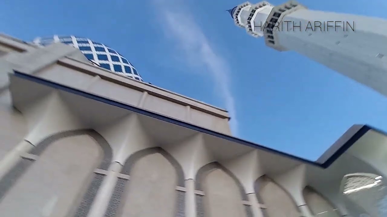 BEAUTIFUL MOSQUE IN MALAYSIA : Masjid Sultan Salahuddin Abdul Aziz, Shah Alam, Selangor