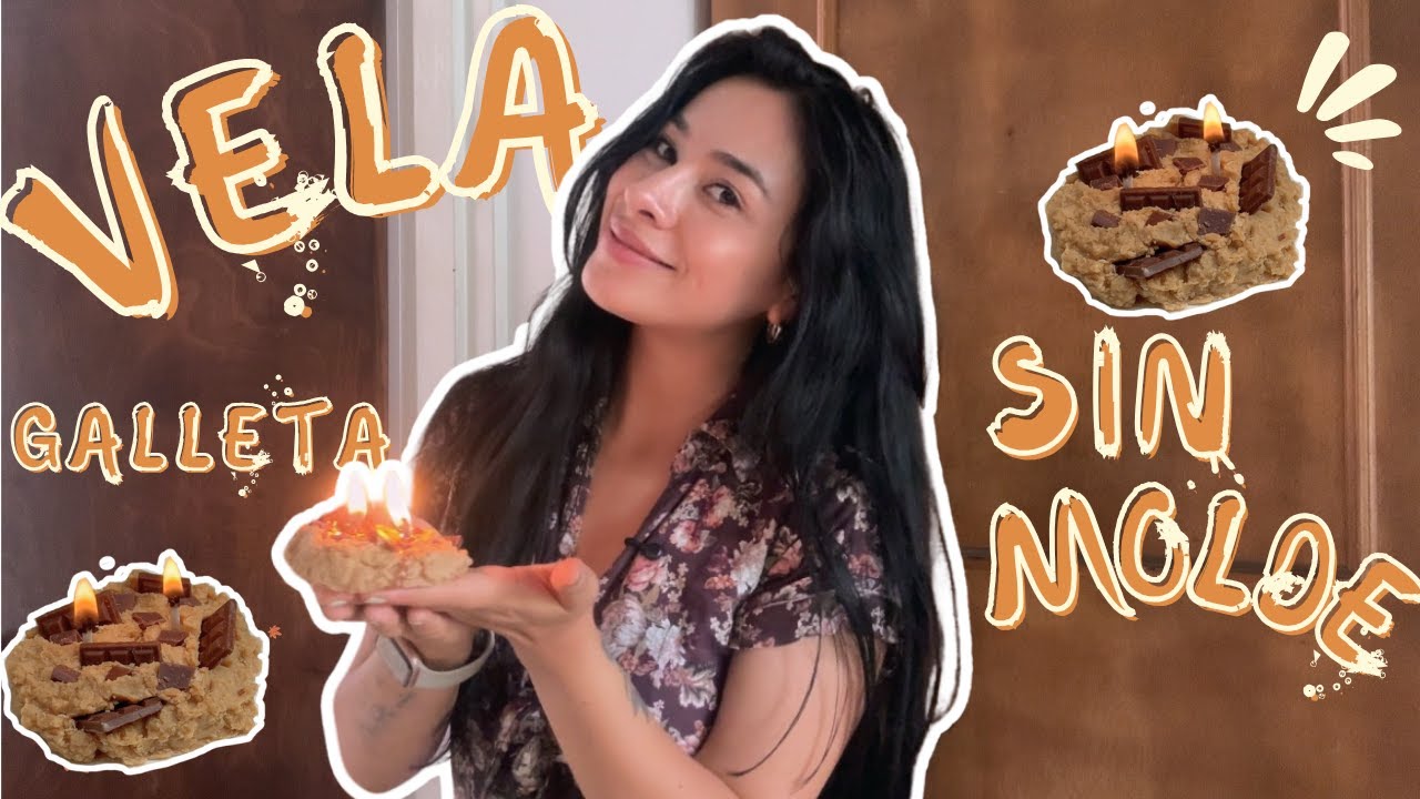 VELA galleta sin molde! DIY paso a paso