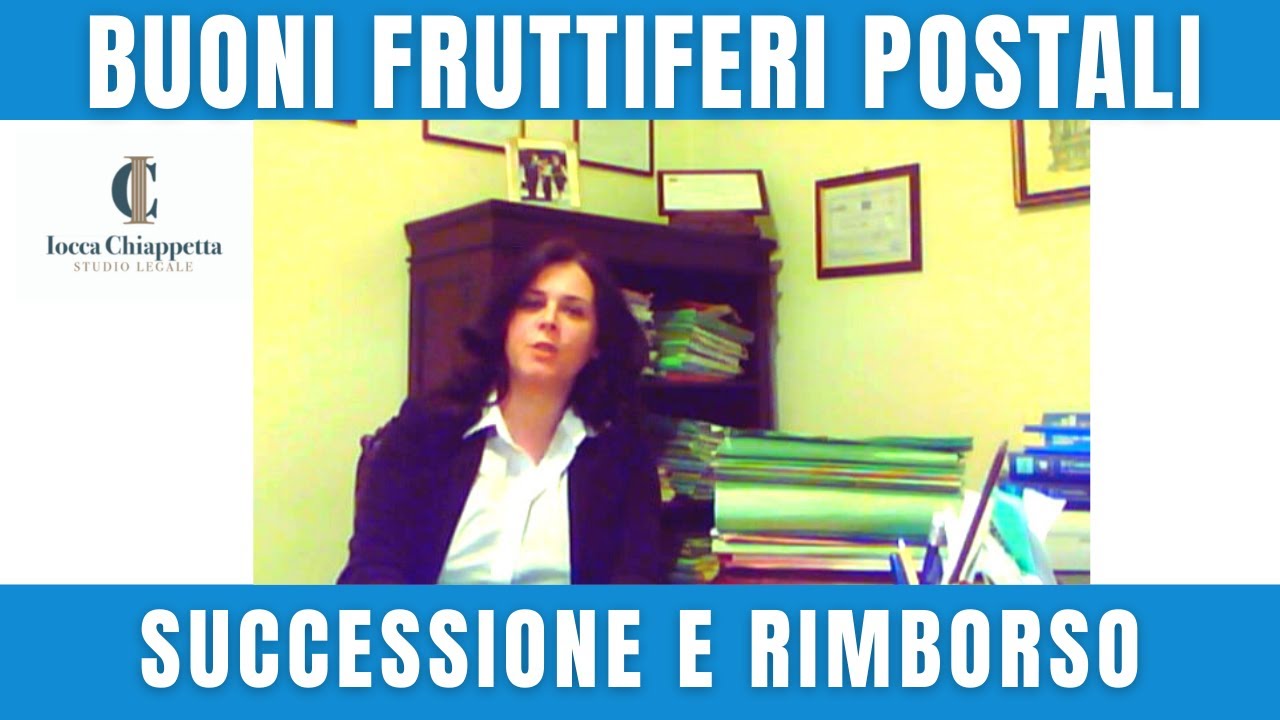 Successione e rimborso dei BUONI POSTALI