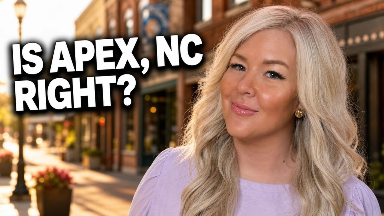 APEX, NC EXPLAINED IN UNDER 5 MINUTES  ||  LIVING IN RALEIGH, NC