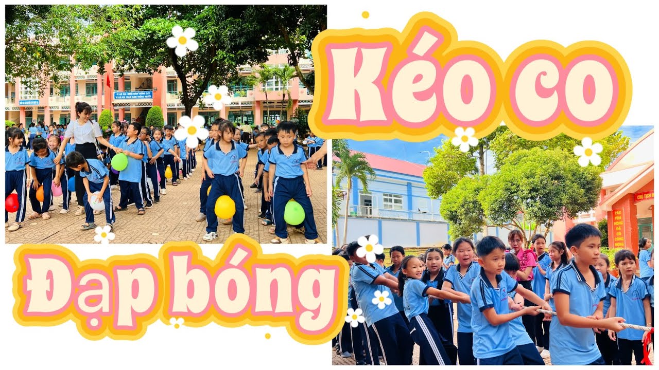 Kéo co-đạp bóng-chuyền chanh-Hoạt động trải nghiệm chào mừng 20/11