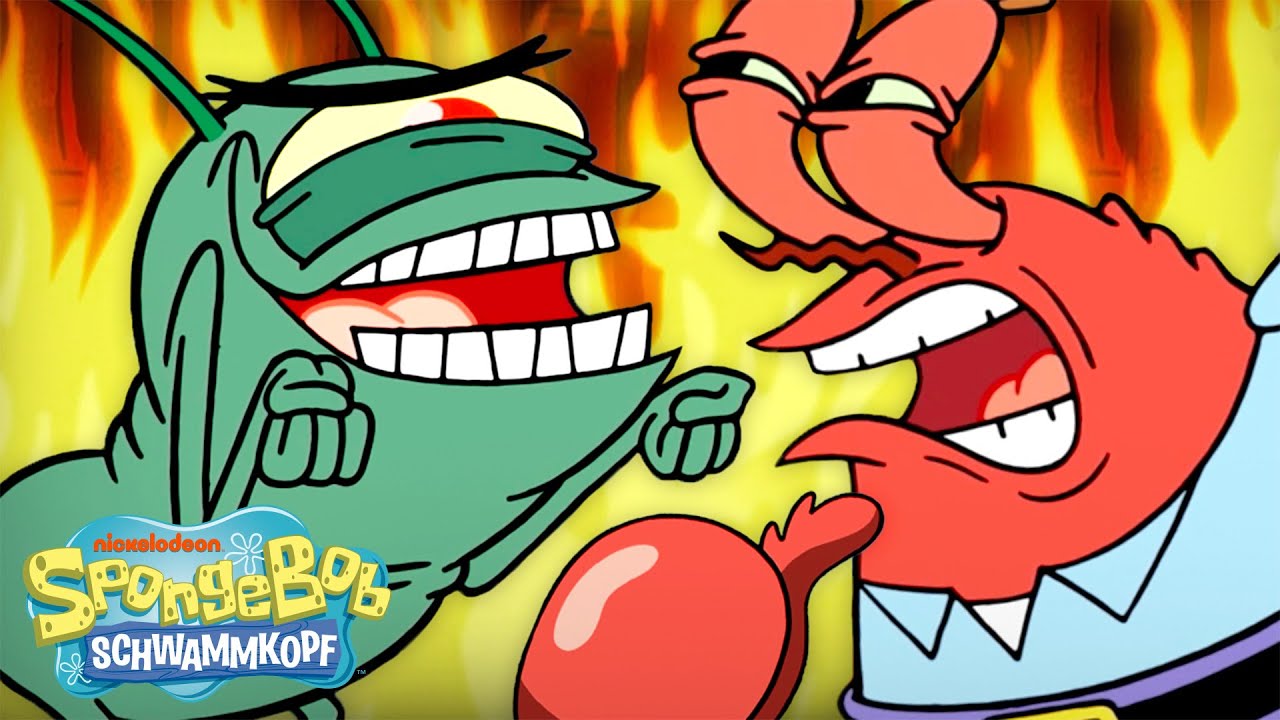 SpongeBob | Mr. Krabs & Plankton - von Freunden zu Feinden! | Spongebob Schwammkopf