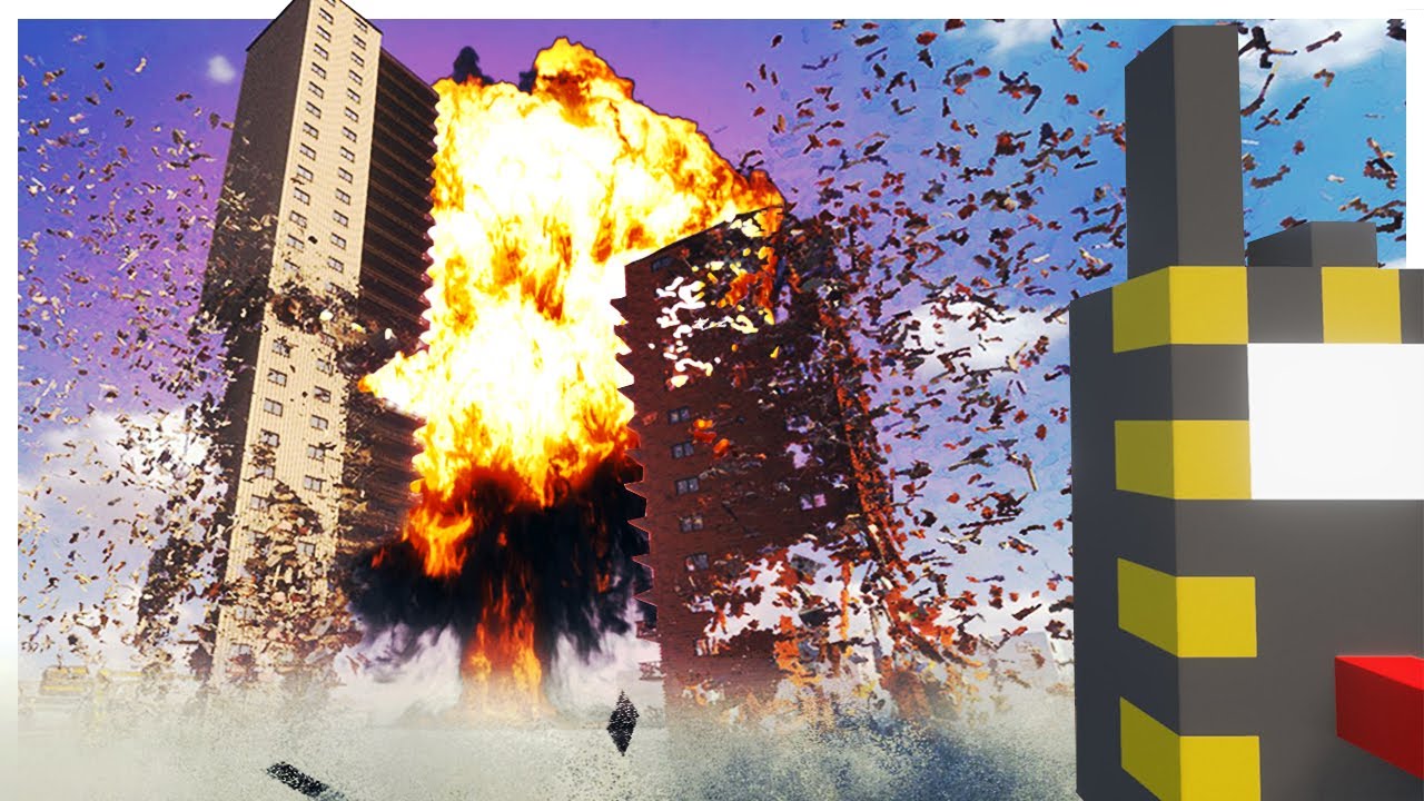 МОЩНЫЙ взрыв уничтожил целые здания — Teardown