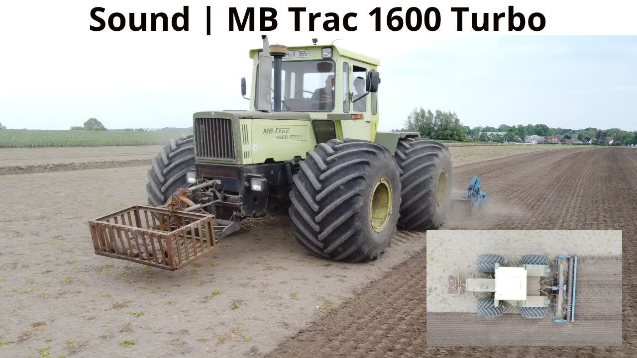 MB Trac 1600 Turbo beim kreiseln | Sound