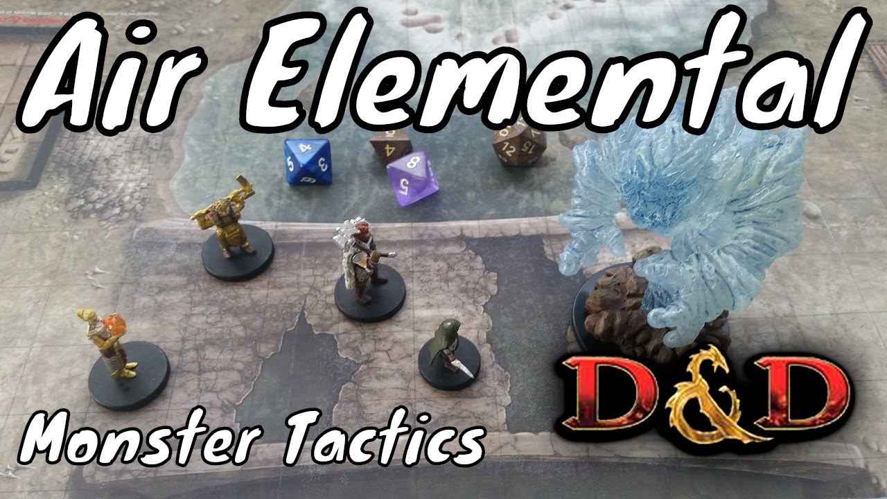 D&D (5e): Monster Tactics, Air Elemental