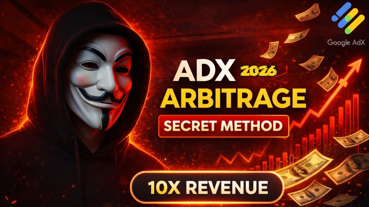 📈 Google AdX Arbitrage: Make $1000 from $100 Using 1M Indian Visitors! (Step-by-Step) | Mask Blogger